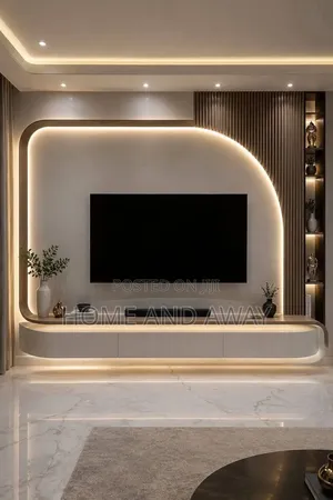 High Class Wall Unit Tv Stands 2,550,000/- Complete Plus Installation