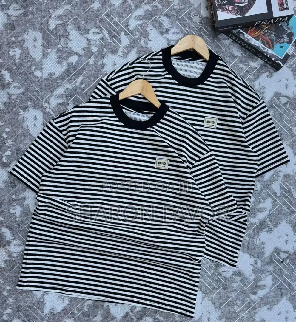 Men’S Striped Cotton T Shirts