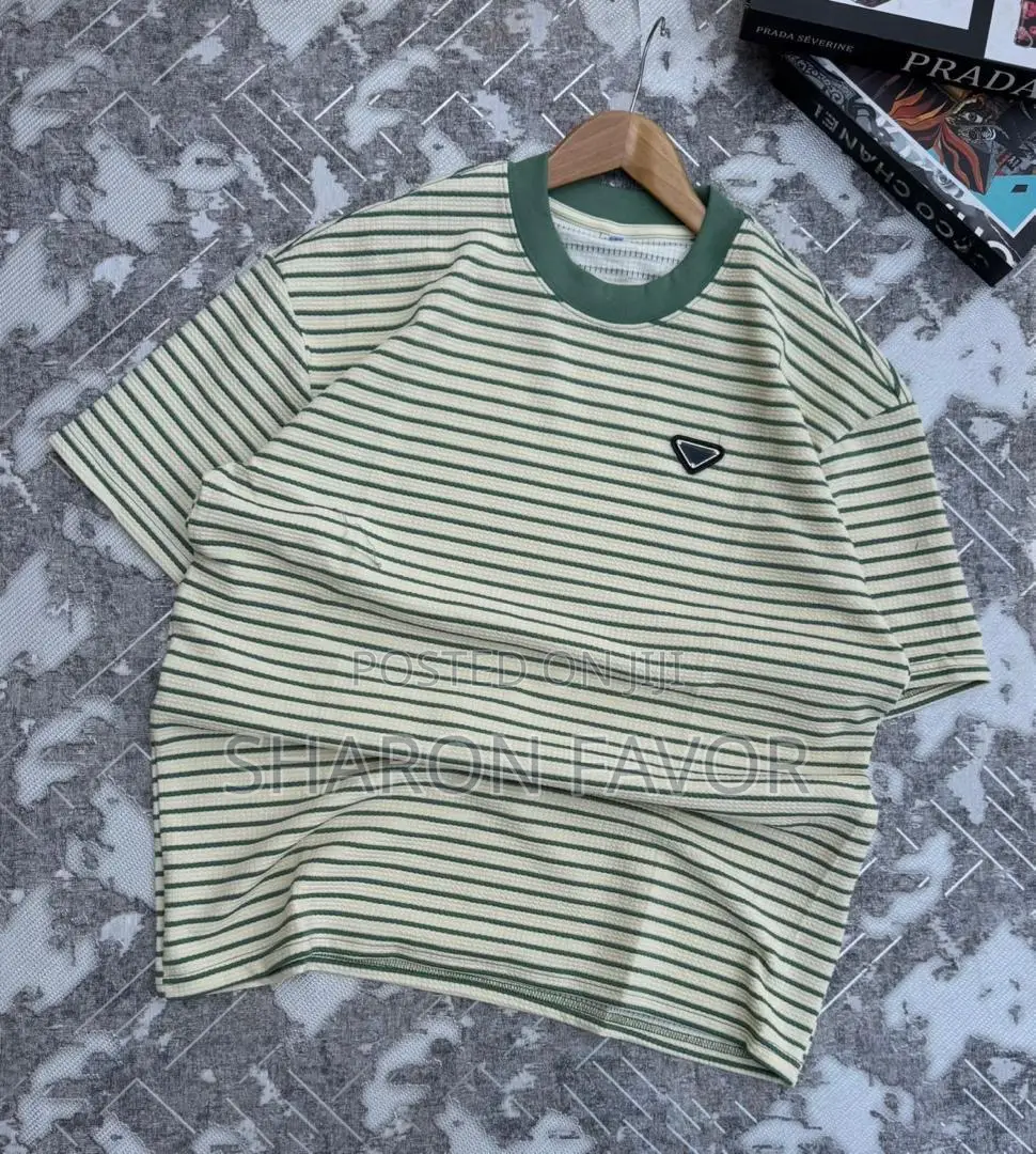 Men’S Striped Cotton T Shirts