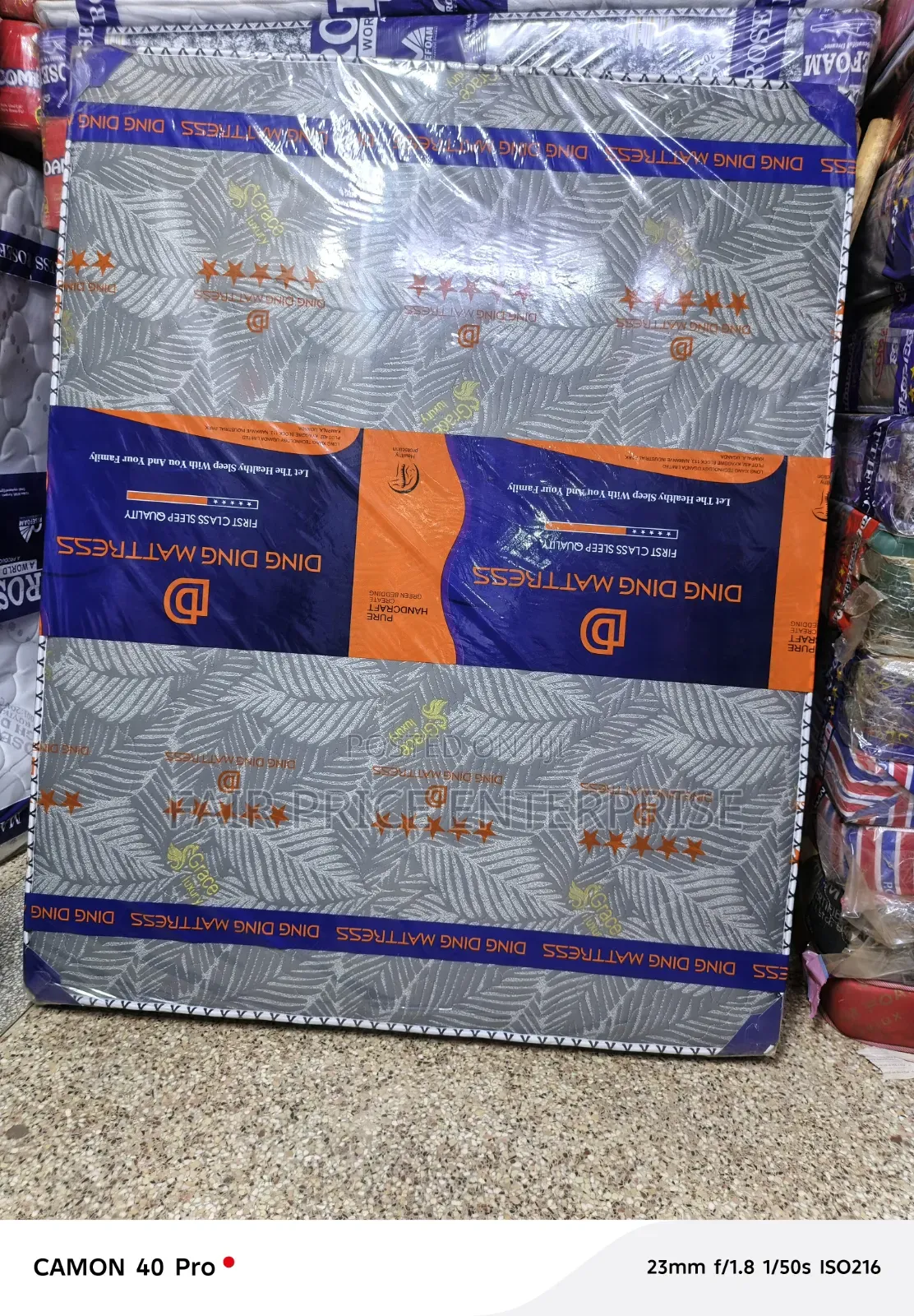 Fiber Mattress 5x6 By8 Inches. High Density Mattresses