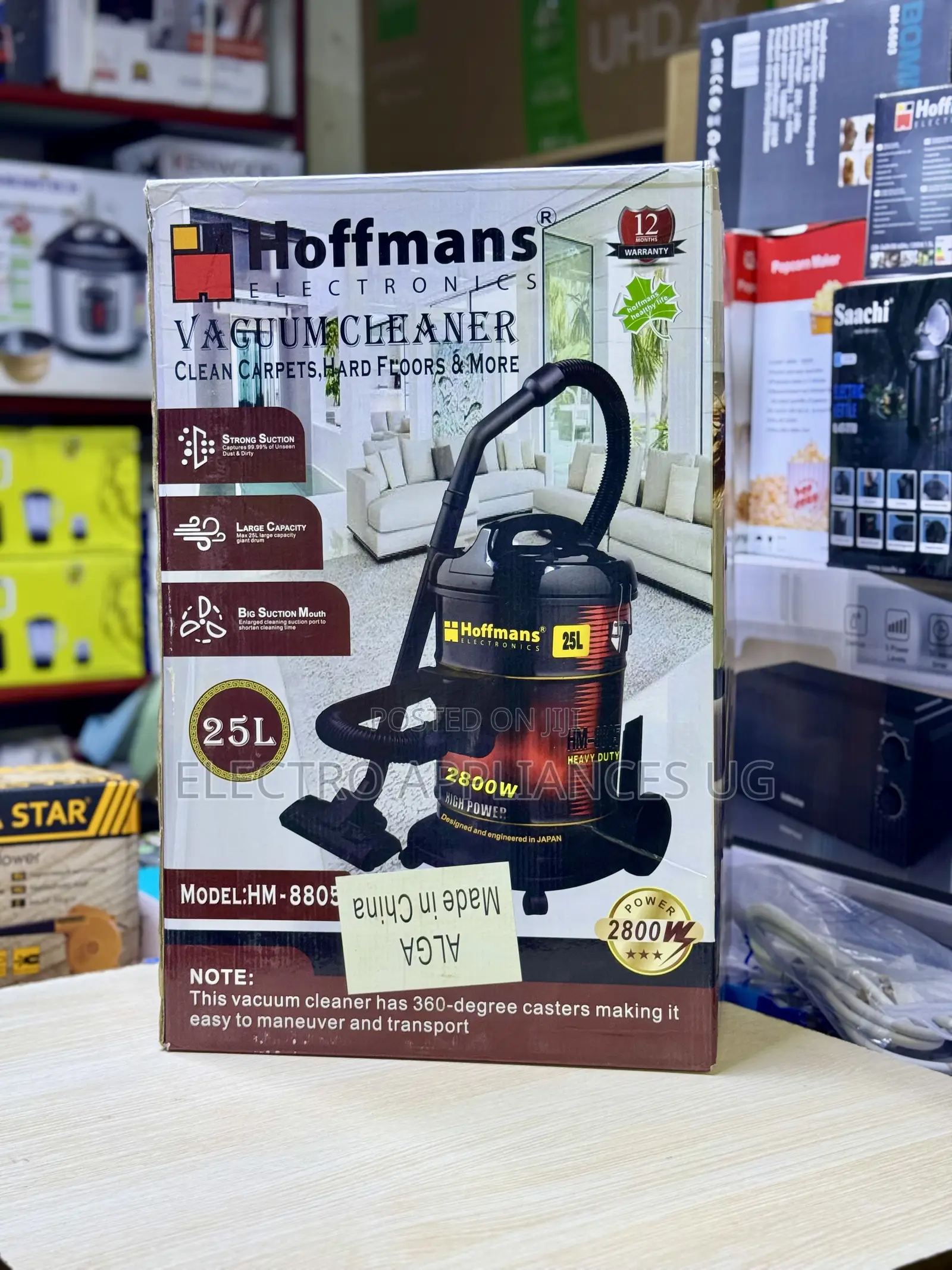 Hoffmans Hm-8805 Drum Vacuum Cleaner.
