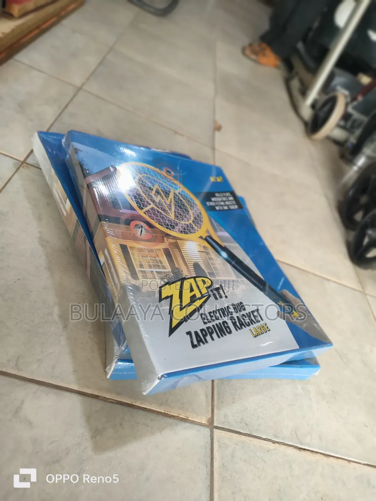 Zap It! Electric Bug Zapper Racket With a Large Mesh Head, Uk Import.