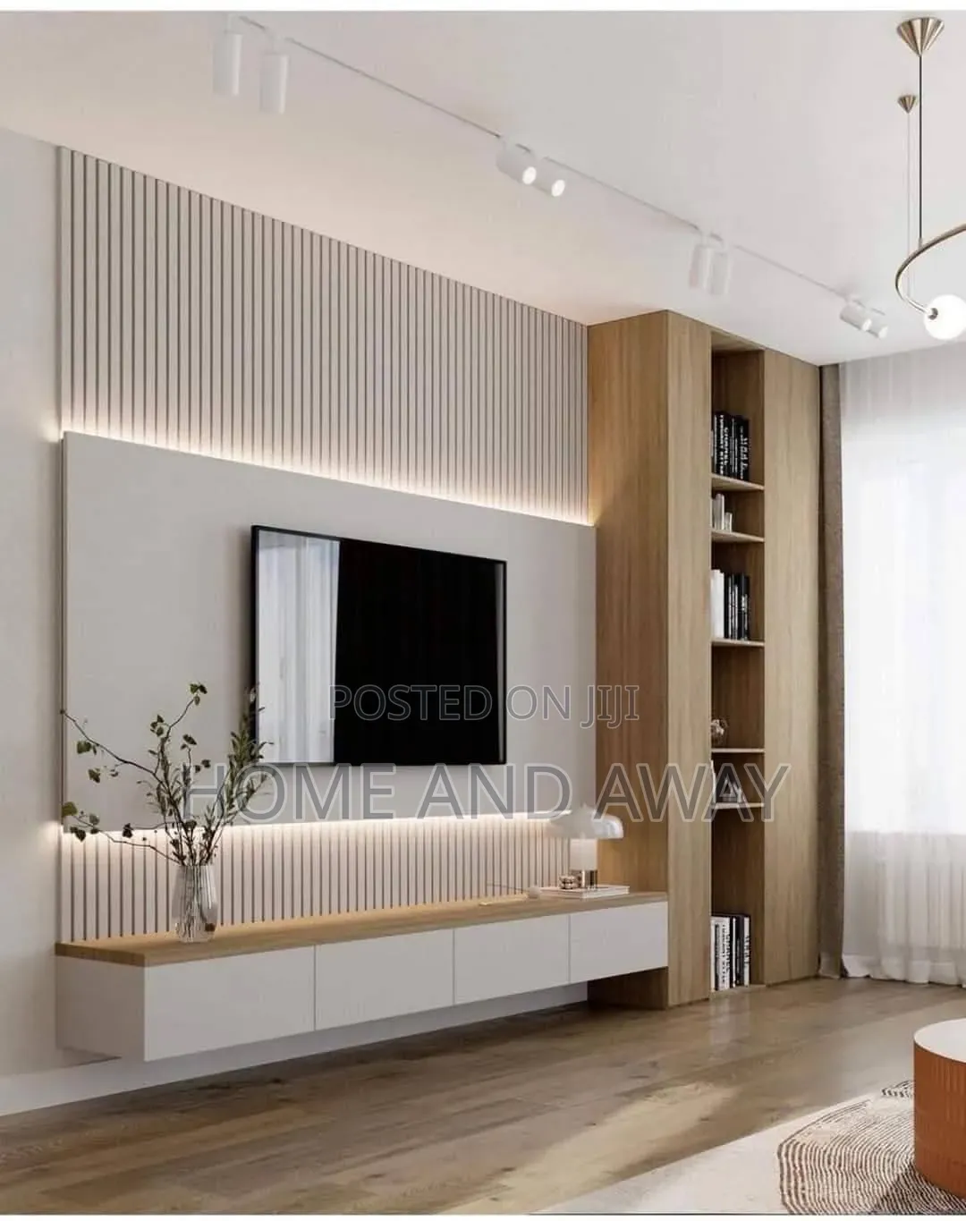 Wall Unit Tv Stands With Tower Cabinet Shelves From 1,800,000/-
