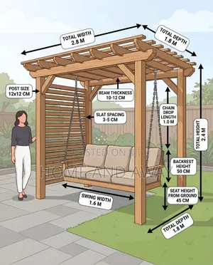 Canopy Garden Swing Chairs From 2,000,000/- With Delivery/Installation