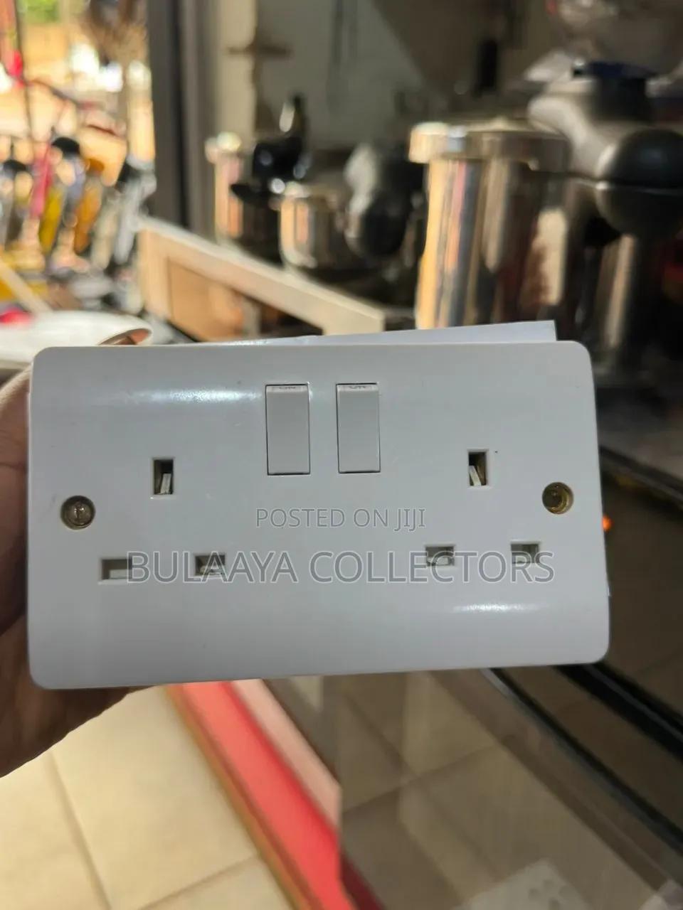 Uk Used White, 13-Amp, Double-Switched Power Sockets.