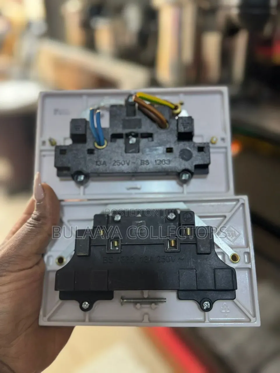 Uk Used White, 13-Amp, Double-Switched Power Sockets.
