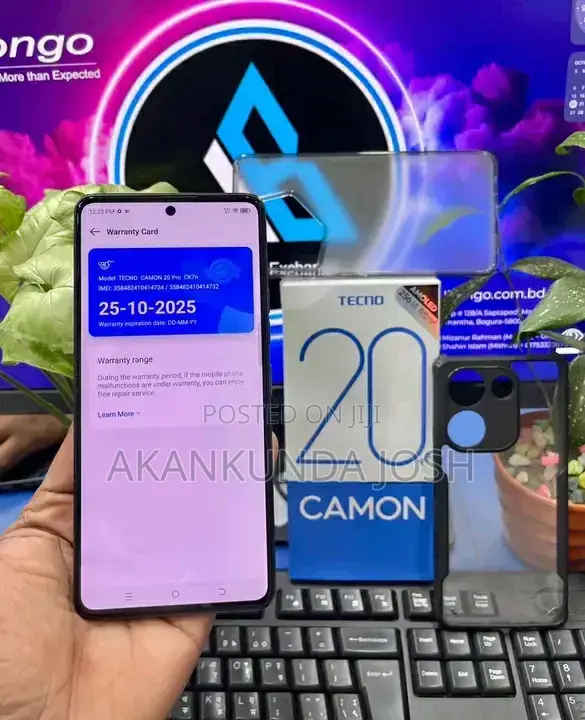 New Tecno Camon 20 256 GB Black