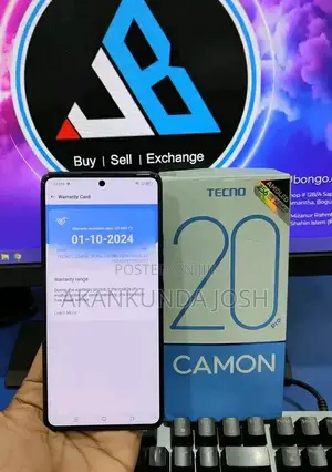 New Tecno Camon 20 256 GB Black