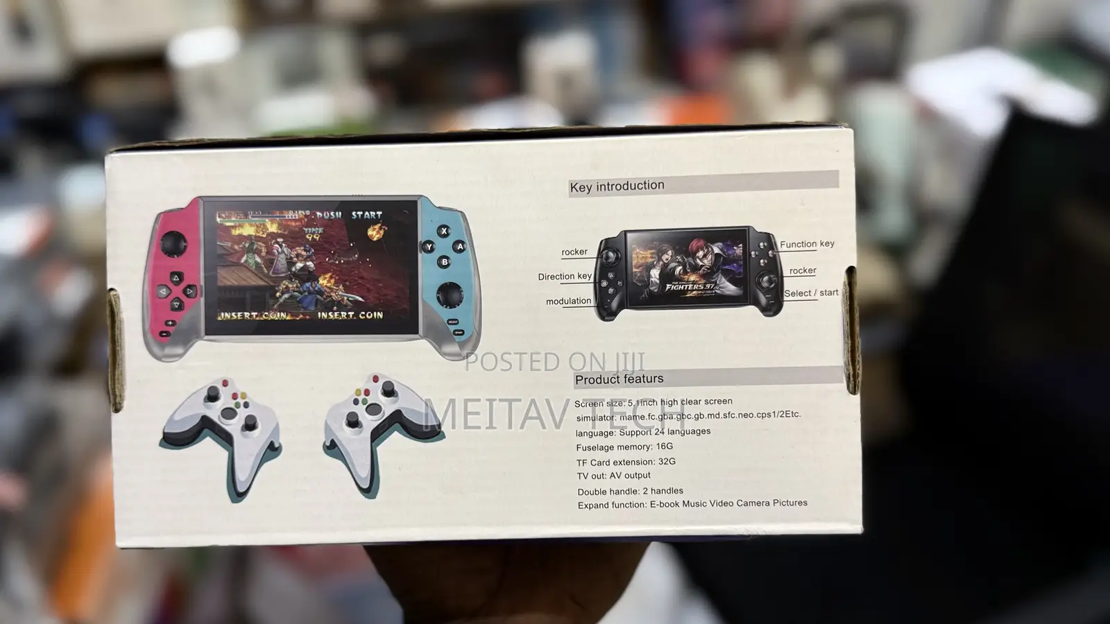 Black Hawk X13 Handheld Retro Game Console With 12,500 Built in Games