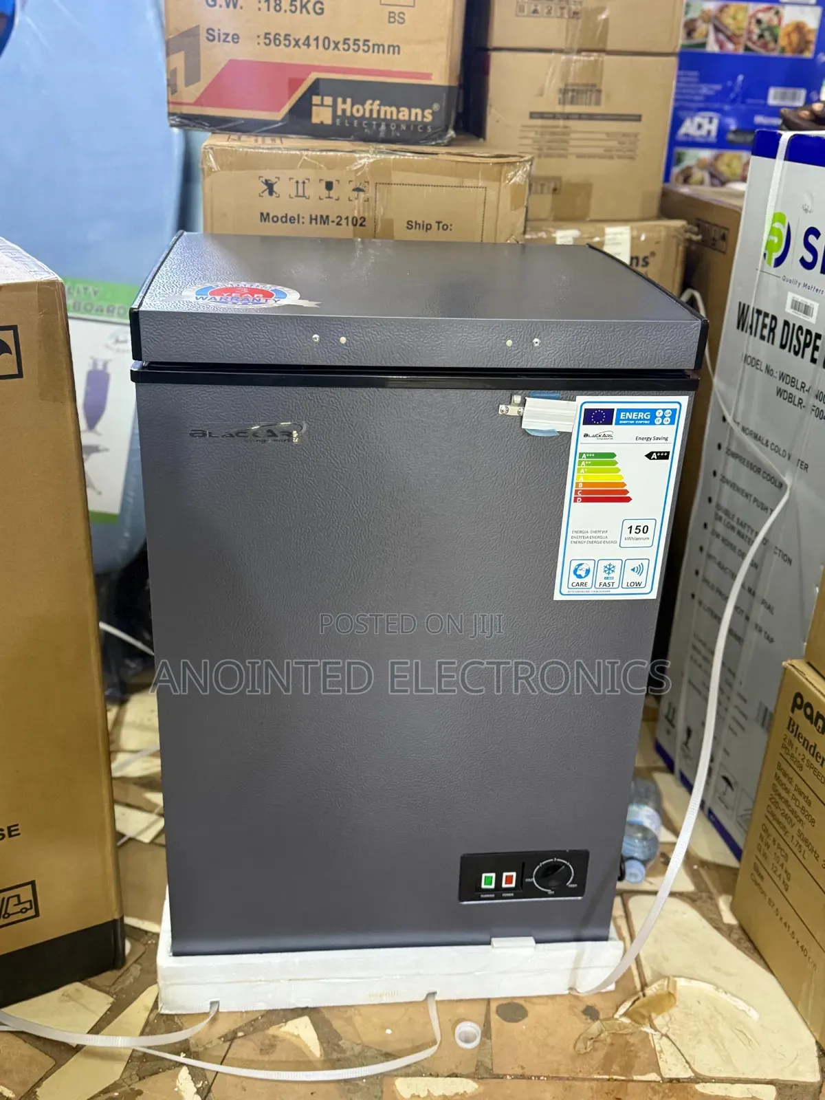 Black Deep Freezer 130l