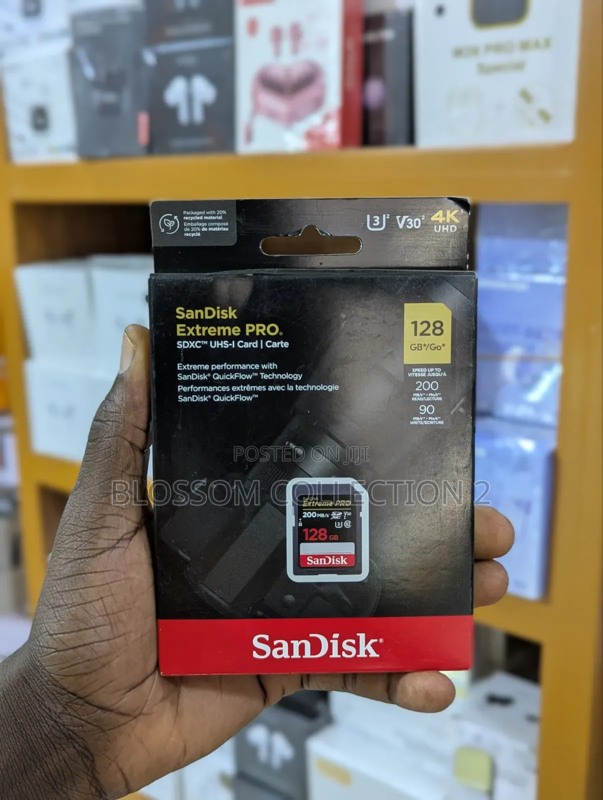 Sandisk 128gb Extreme Pro SDXC Uhs-I Memory Card - C10, U3, V30,