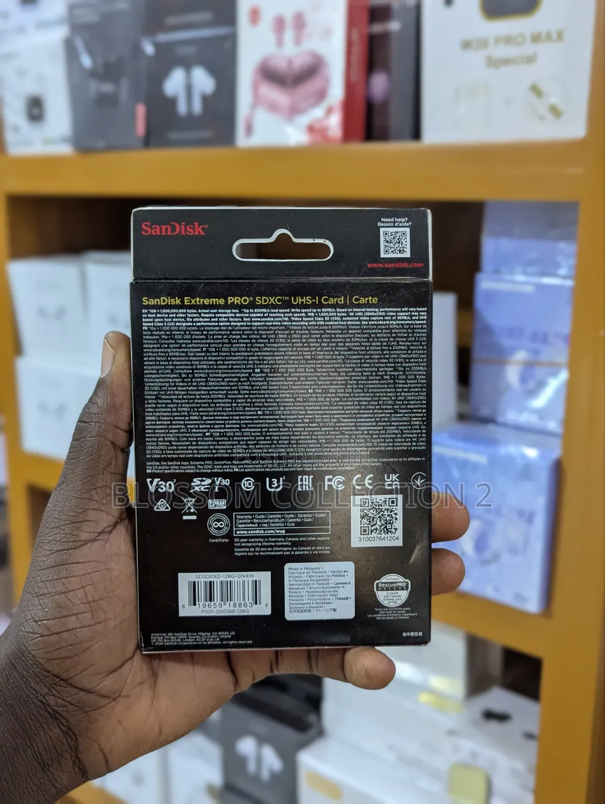Sandisk 128gb Extreme Pro SDXC Uhs-I Memory Card - C10, U3, V30,