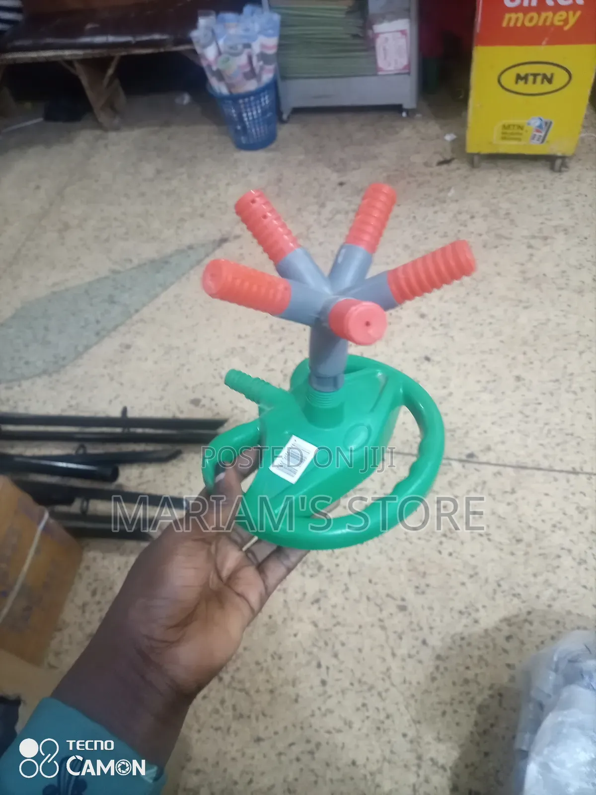 360-Degree Rotating Garden Sprinkler