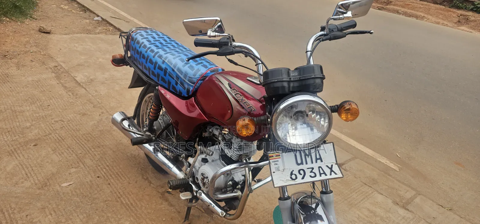 New Bajaj Boxer 2025 Red