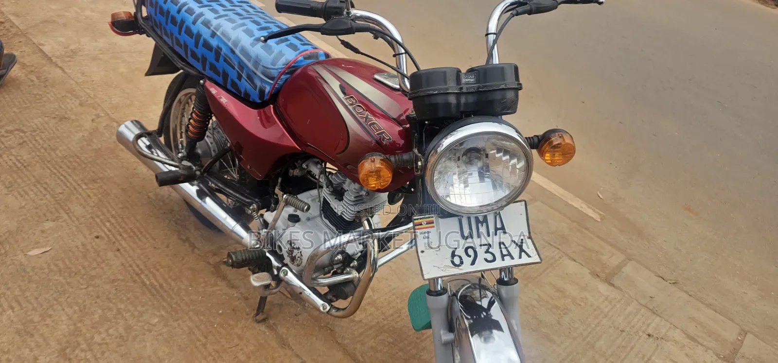 New Bajaj Boxer 2025 Red