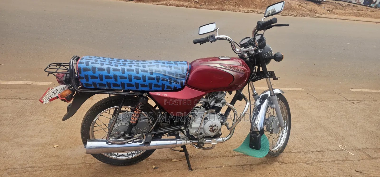 New Bajaj Boxer 2025 Red