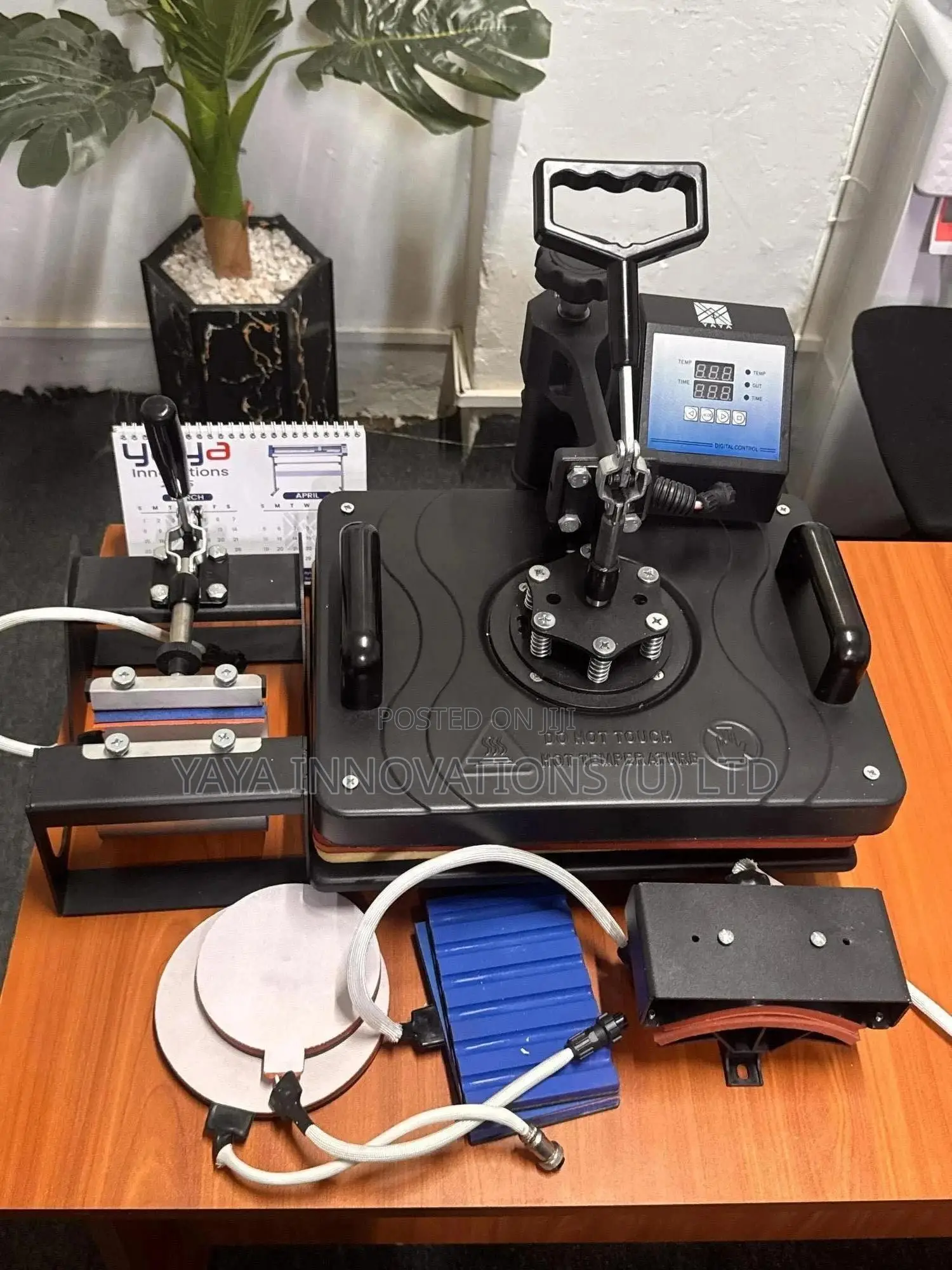 6in1 Heat Press Machine With 6 Components