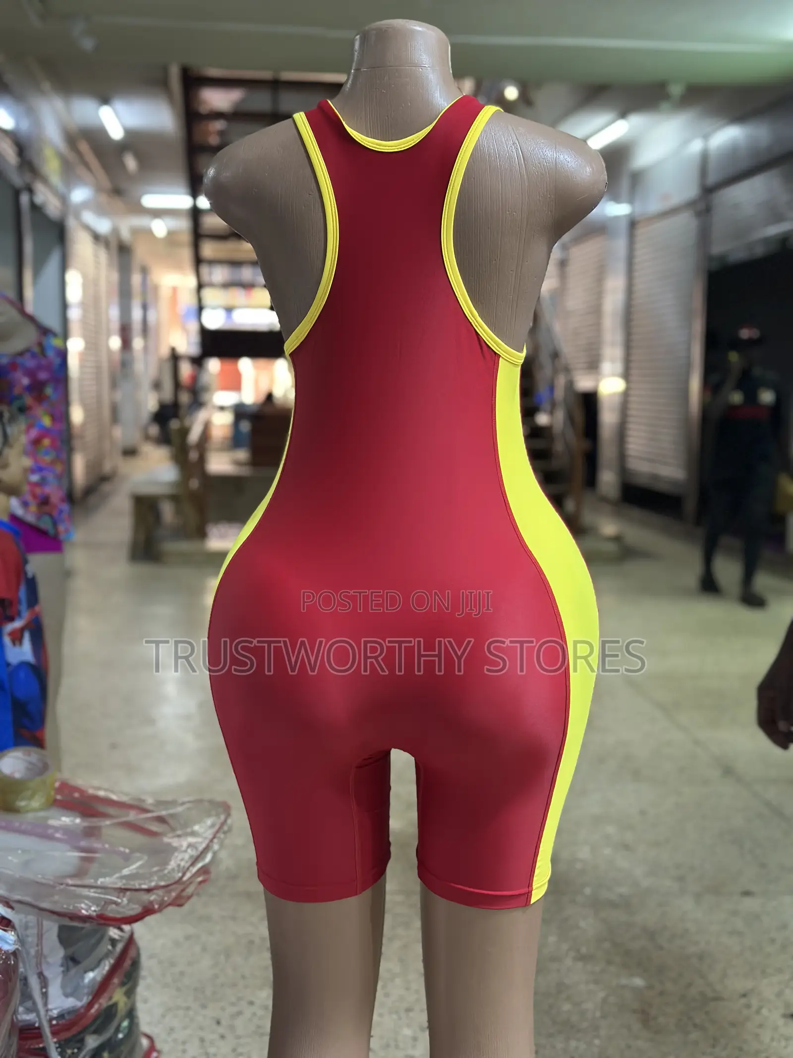 Red With Yellow Costume - Unisex