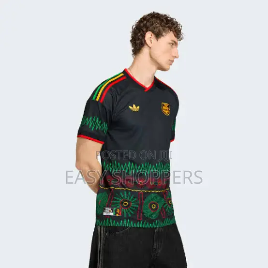 Black Adidas Jamaica 2026 Away Jersey
