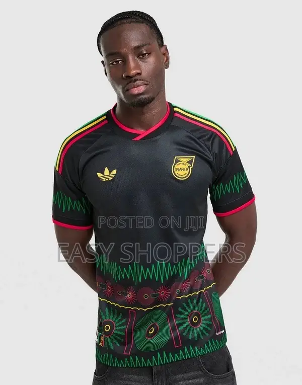 Black Adidas Jamaica 2026 Away Jersey