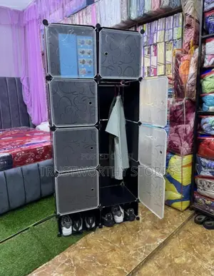 2 Columns Plastic Wardrobe