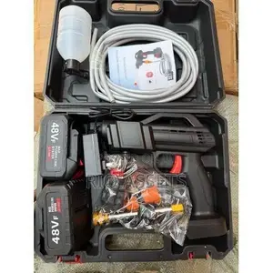 Portable Cordless High-Pressure Car Wash Water Gun 2 Batteries.