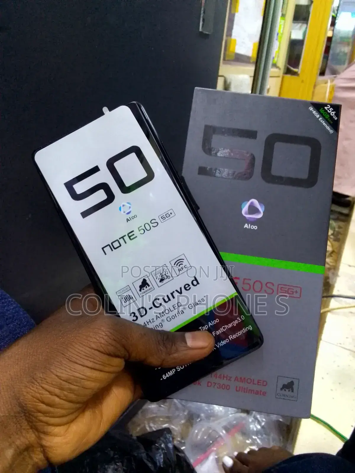 New Infinix Note 50s 256 GB Black