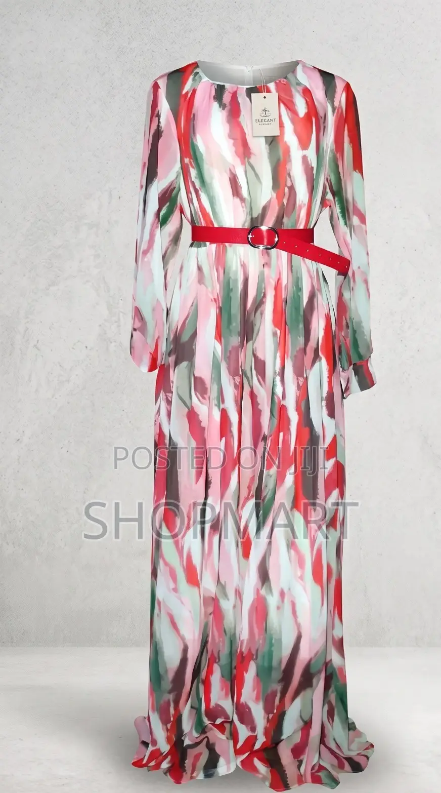 Floral Print Maxi Dress In Pink