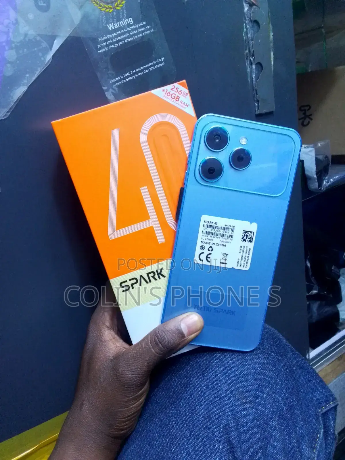 New Tecno Spark 40 256 GB Blue