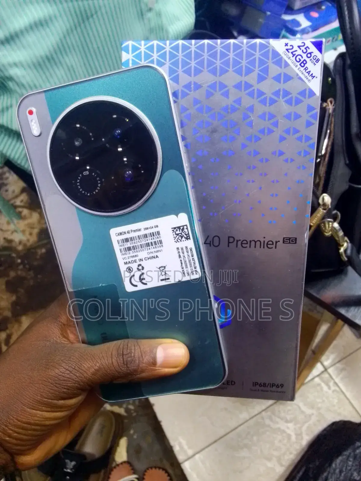 New Tecno Camon 40 Premier 256 GB Green
