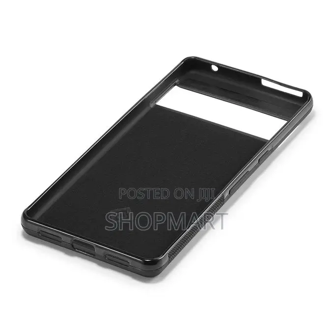 Carbon Fiber Texture Design Leather Phone Case for Google Pixel 8a