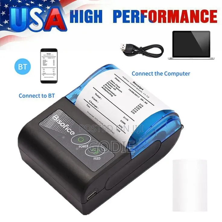 Portable Thermal Receipt Printer