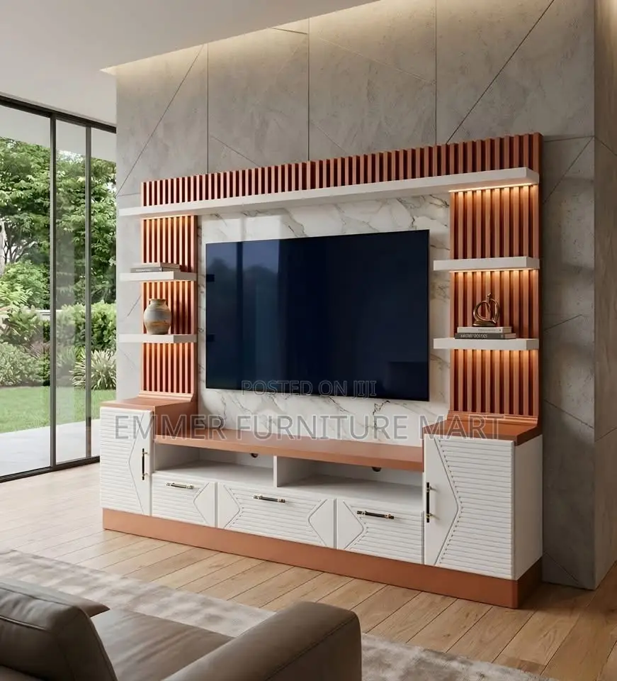 Wall Unit Tv Stand in 5 Feet Width