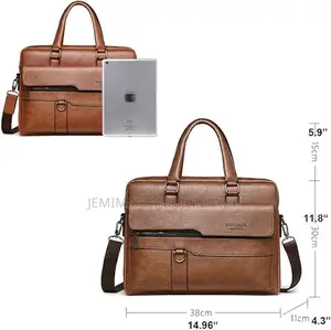 Leather Business Briefcase and Laptop Bags