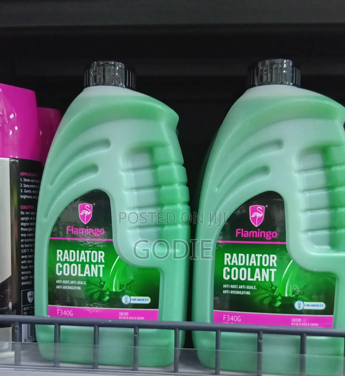 Flamingo F340g Green Radiator Coolant.