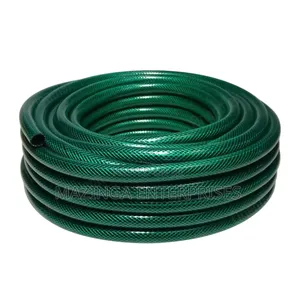 50mtrs 1⁄2inch Green 3-Ply Reinforced PVC Braided Garden Hose Pipe