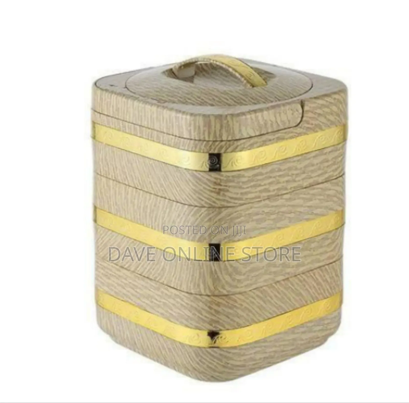 Decorative Tiered Thermal Lunch/Food Carrier