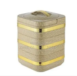 Decorative Tiered Thermal Lunch/Food Carrier