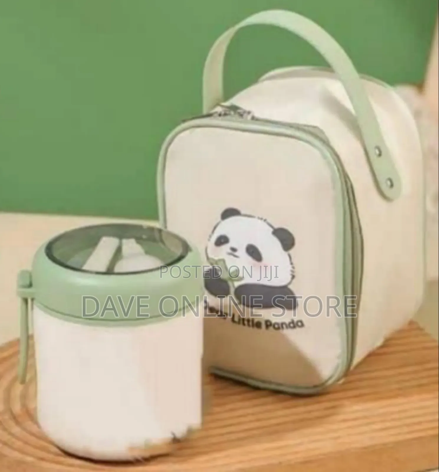 Portable Insulated Food Jar and Lunch Bag Set