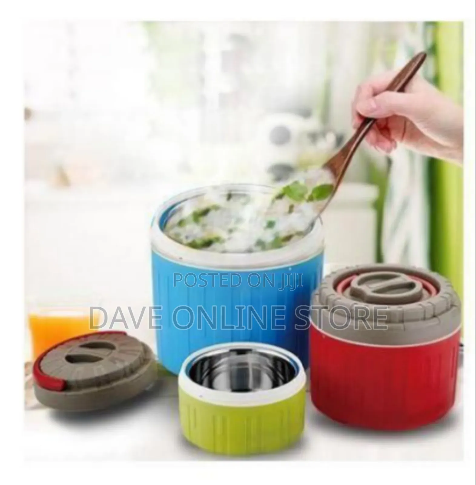 Insulated Food Flasks / Thermal Food Carrier Set