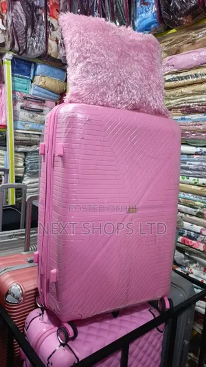 Biggest Pink Rubber Suit Case/Biggest Rubber Suitcase/Travel Bag