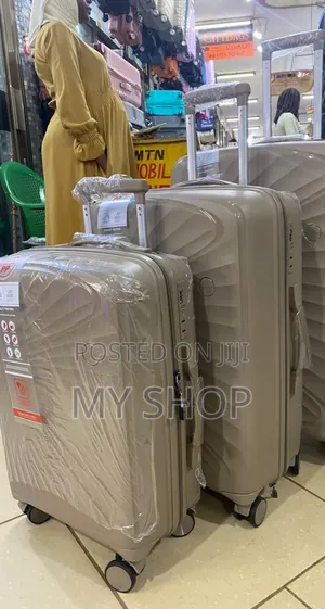 Hard Cover Travel Suitcases Set of 4 - Durable Kwanjula Suitcases