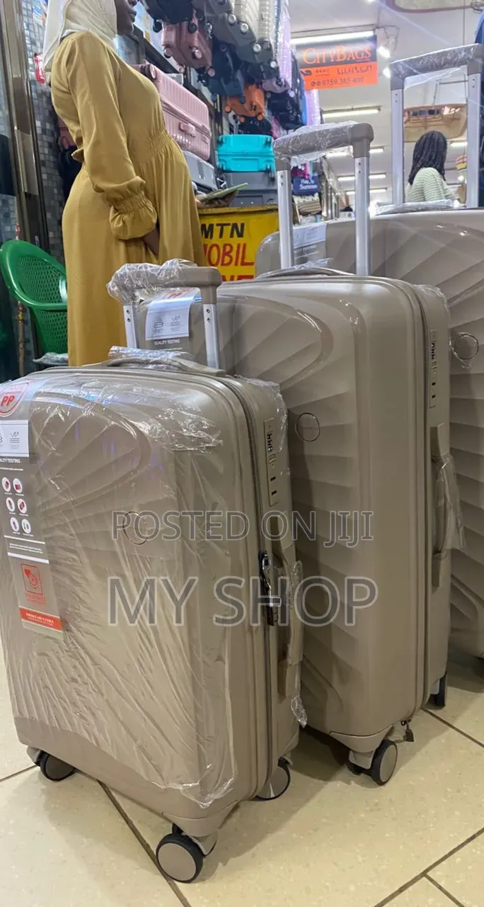 Hard Cover Travel Suitcases Set of 4 - Durable Kwanjula Suitcases