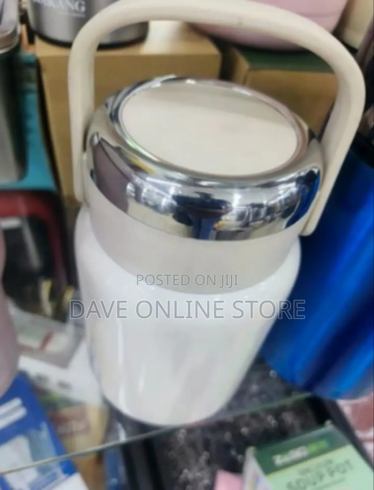 Insulated Stainless Steel Food Jar With Carry Handle