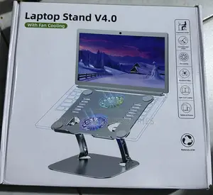 Adjustable Laptop Stand With Cooling Fan