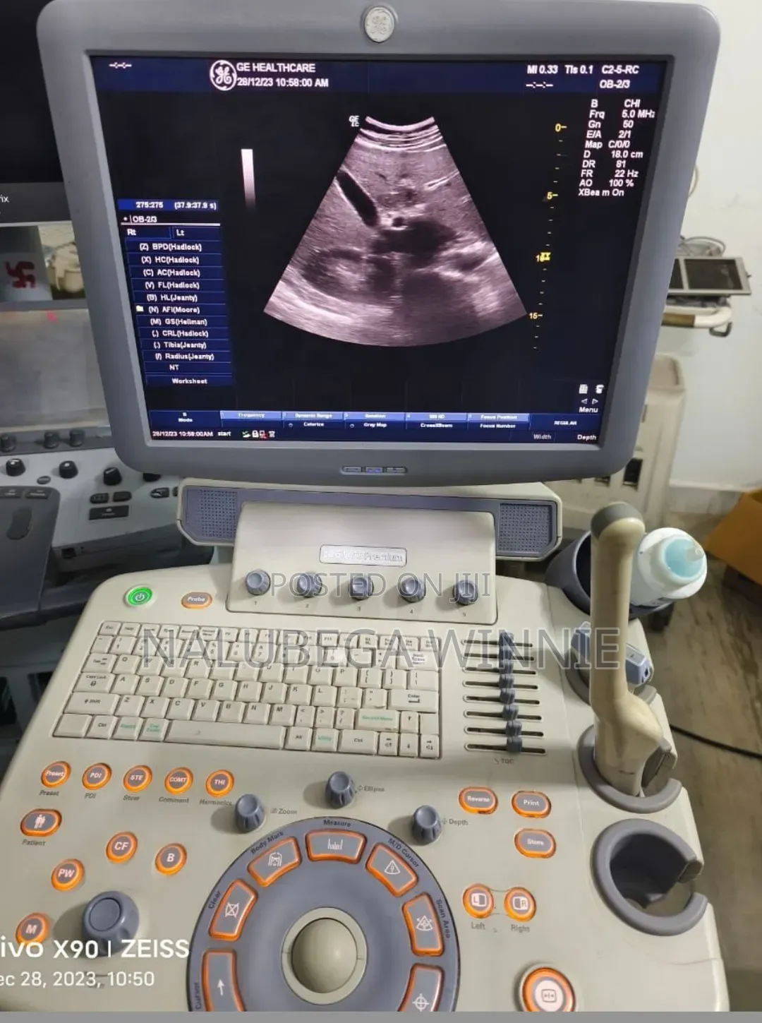 Ge Logic C5 Pro Ultrasound Scan