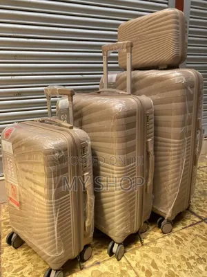 Modern Travel Suitcases 4pcs - Elegant Kwanjula Packing Cases