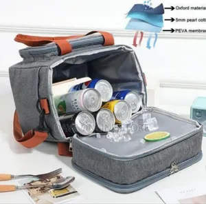Brivilas Dual-Compartment Insulated Lunch Bag / Cooler Bag