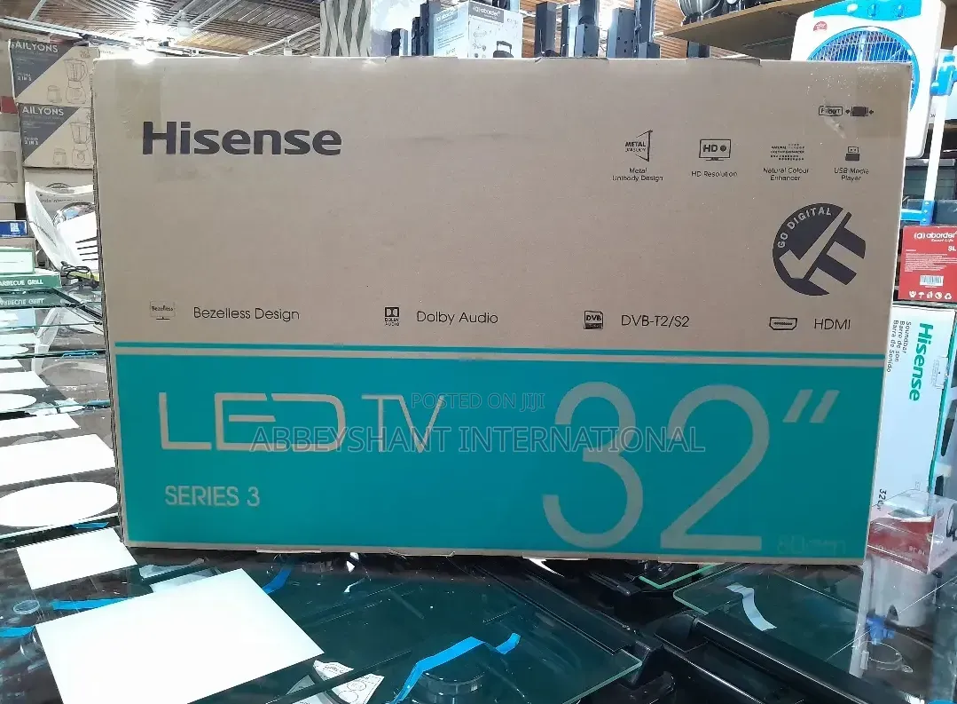 32-Inch Hisense Led Television Series 3 Bezel-Less Hisense Digital Tv