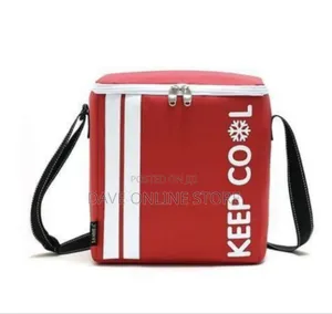 Insulated Portable Cooler Bag With Shoulder Strap